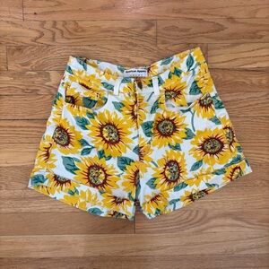America Apparel Sunflower Print Women's Shorts
